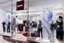 Интерьерное оформление бутика Olsen
